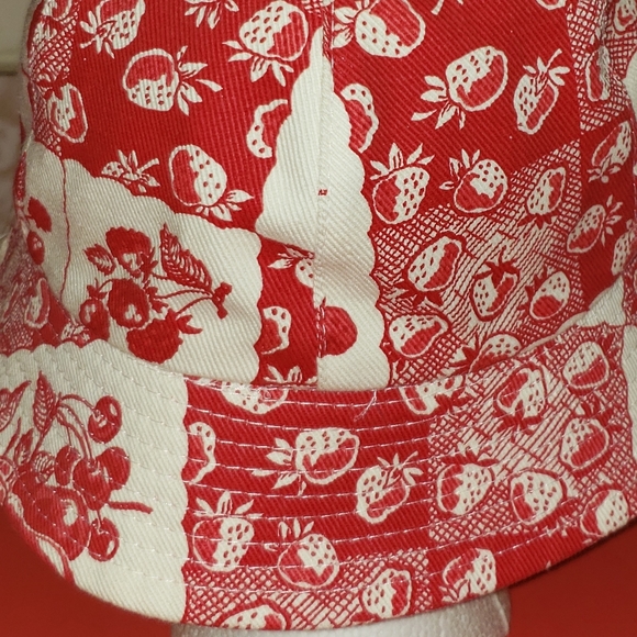 Strawberry and Cherries Bucket Hat - Picture 3 of 9